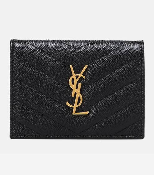 Monogram leather wallet | Saint Laurent