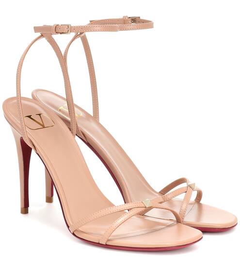 صندل من الجلد Valentino Garavani Nude | Valentino