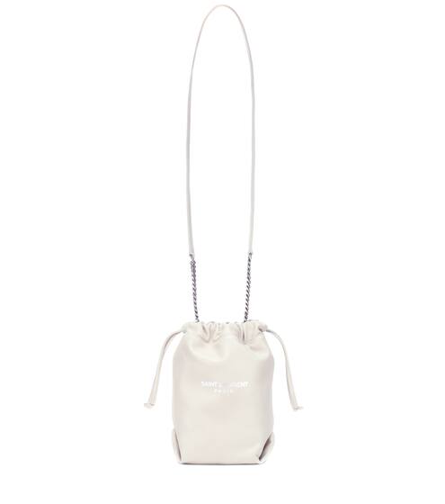 Teddy Small leather bucket bag | Saint Laurent
