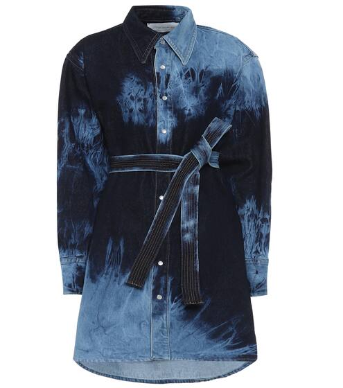 Tie-dye denim shirt dress | Matthew Adams Dolan