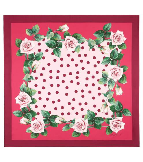 Bedrucktes Tuch aus Seide | Dolce & Gabbana