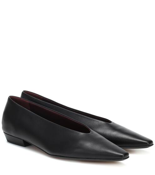 Leather ballet flats | Bottega Veneta