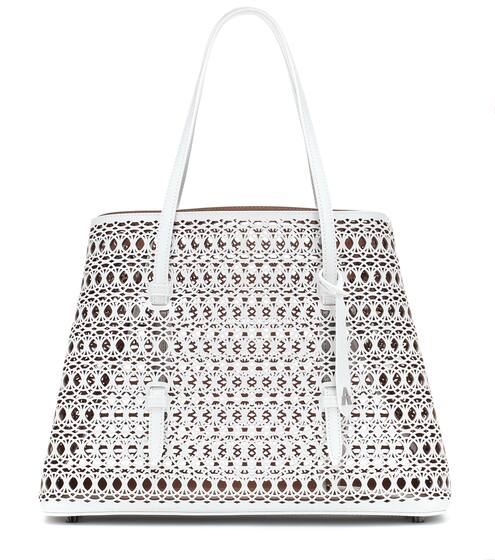 Mina 32 Medium leather tote | Alaïa