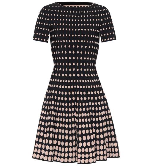 Polka-dot stretch-knit minidress | Alaïa