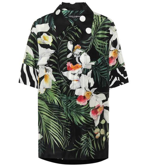 Bedruckte Bluse aus Seide | Dolce & Gabbana