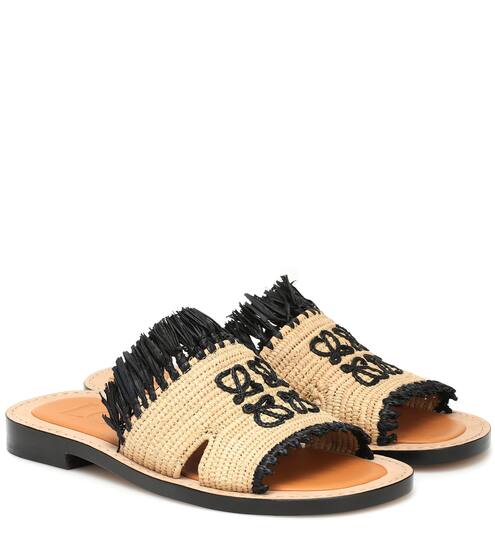Paula's Ibiza raffia sandals | Loewe