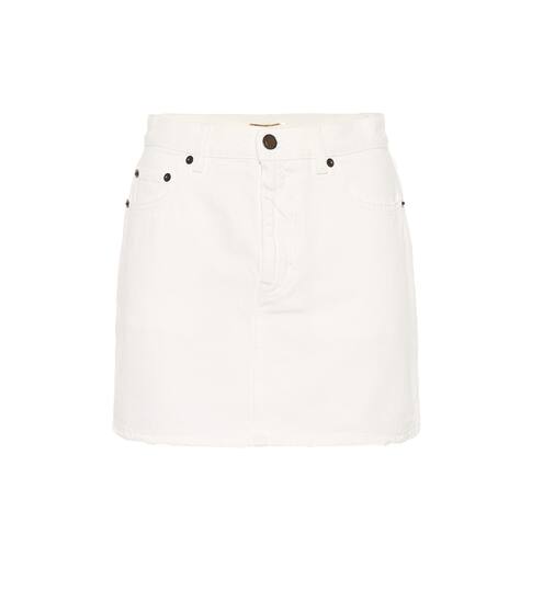 Denim miniskirt | Saint Laurent