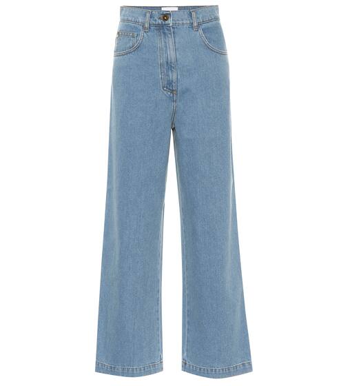 Marfa high-rise straight jeans | Nanushka