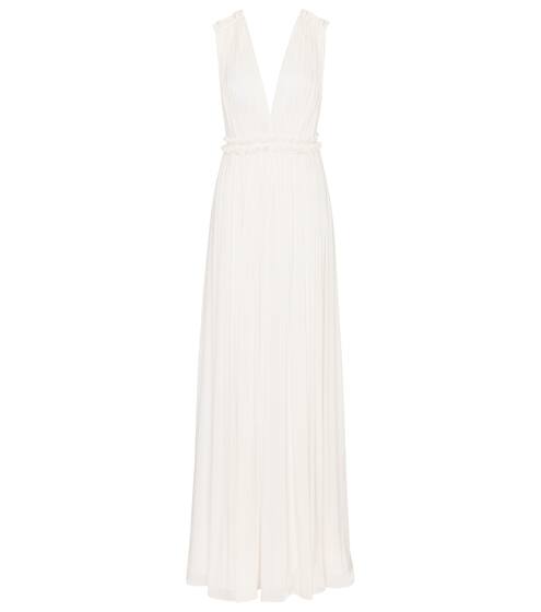 Catalina georgette gown | Costarellos