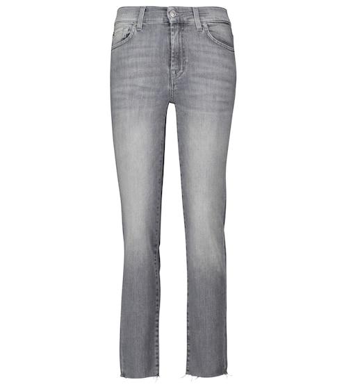 The Straight Crop mid-rise jeans | 7 For All Mankind