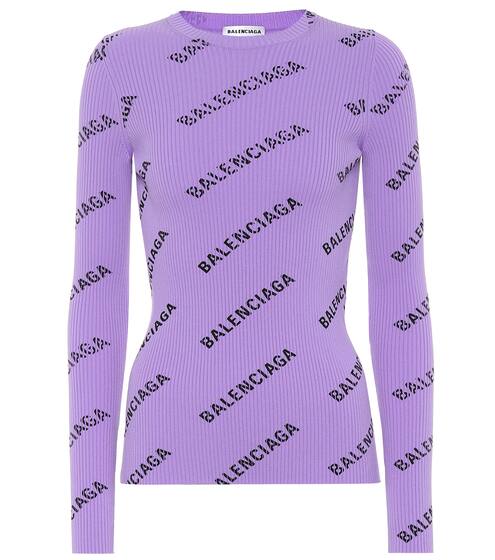 Logo ribbed sweater | Balenciaga
