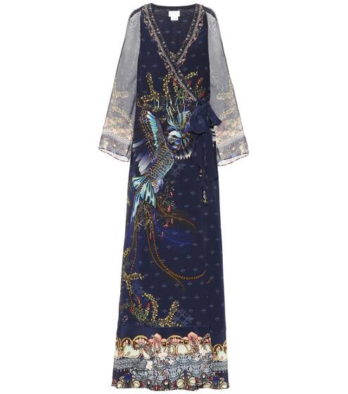 Embellished silk maxi dress | Camilla