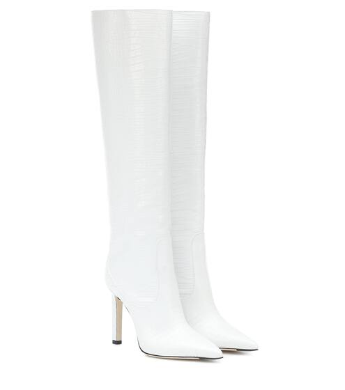 Exclusive to Mytheresa – Mavis 100 knee-high leather boots | Jimmy Choo