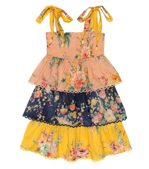 Zinnia floral cotton dress | Zimmermann Kids