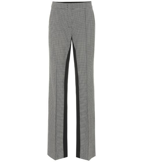 Minimal Vichy high-rise pants | Dorothee Schumacher