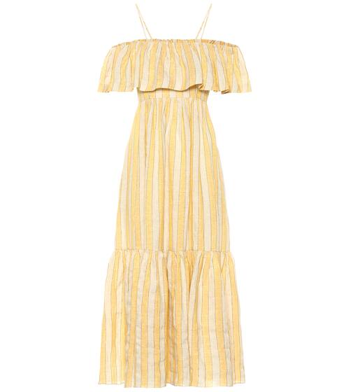 Ida off-the-shoulder maxi dress | Three Graces London