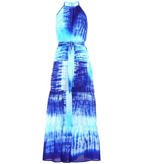 Tie-dye silk maxi dress | Juliet Dunn