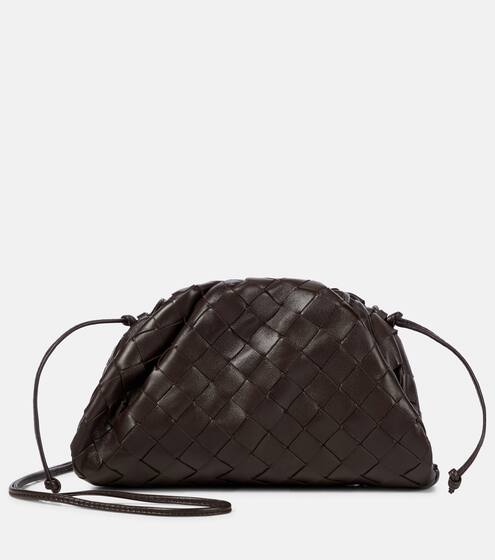 Clutch The Mini Pouch in pelle intrecciata | Bottega Veneta