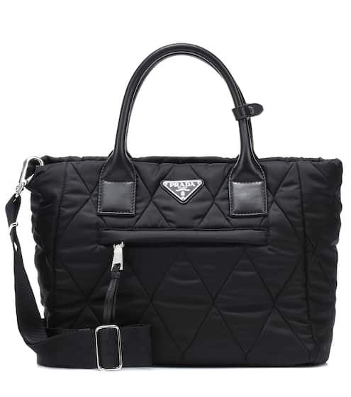 Prada Bags Women S Handbags Mytheresa Quilted Nylon Tote Prada