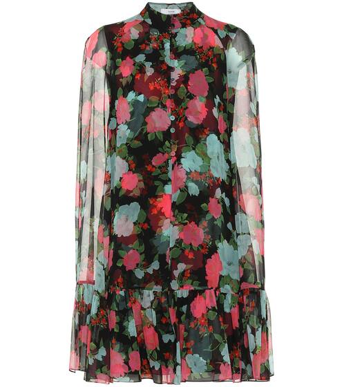 Constantine silk-voile minidress | Erdem