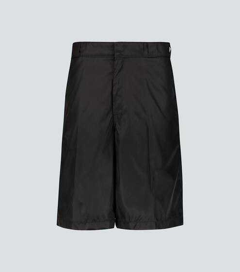Relaxed-fit technical fabric shorts | Prada