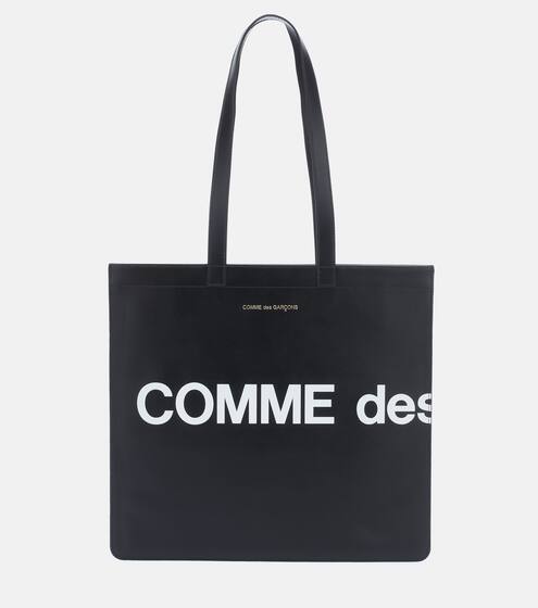 Huge Logo leather tote | Comme Des Garçons Wallet