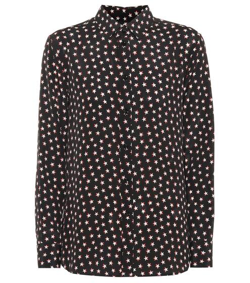 Printed silk blouse | Saint Laurent