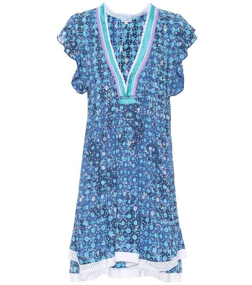 Sasha lace-trimmed floral minidress | Poupette St Barth