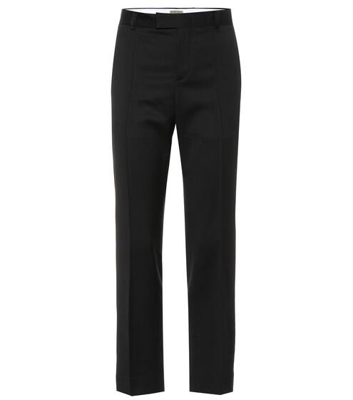 High-rise straight wool pants | Bottega Veneta