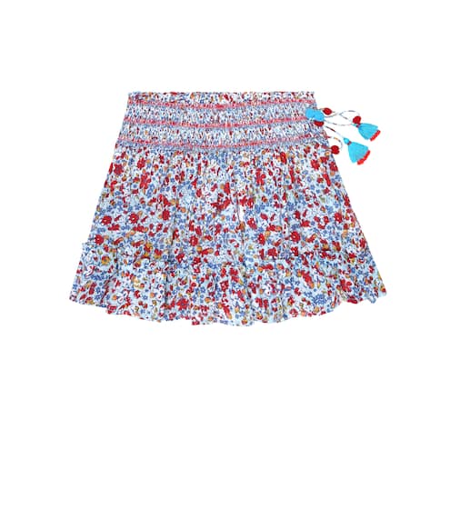 Irma floral cotton skirt | Poupette St Barth Kids