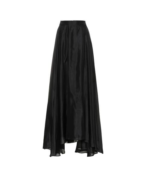 Silk satin maxi skirt | Prada