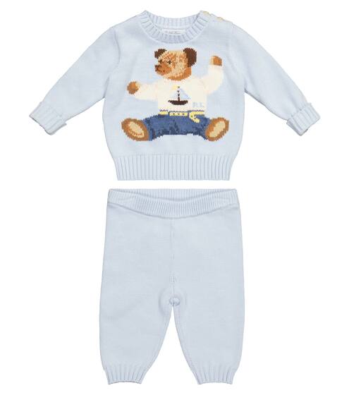 Baby cotton sweater and pants set | Polo Ralph Lauren Kids