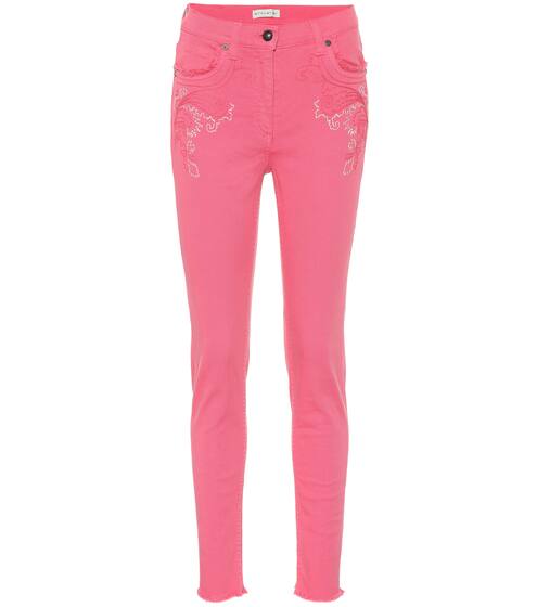 Embroidered high-rise jeans | Etro