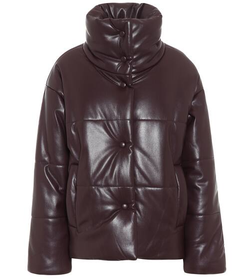 Hide faux leather puffer jacket | Nanushka
