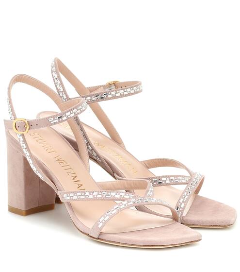Harlowe embellished leather sandals | Stuart Weitzman