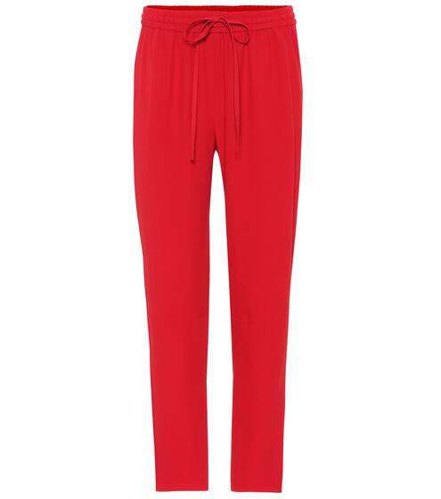 Crêpe slim pants | REDValentino