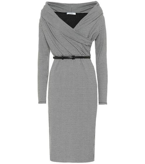 Jimmy checked off-the-shoulder dress | Max Mara