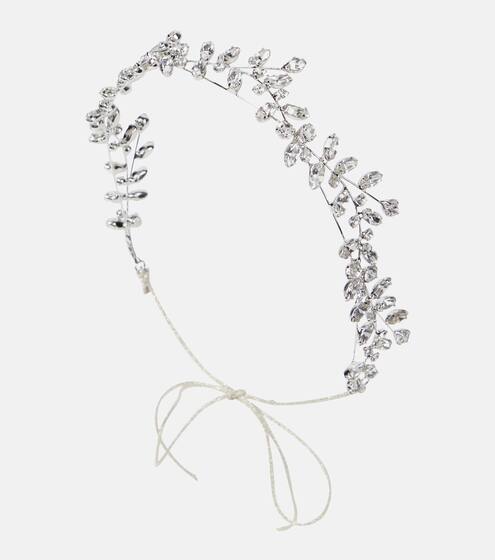 Barrette en velours à cristaux Exclusivité Mytheresa Mytheresa Femme Accessoires Accessoires cheveux