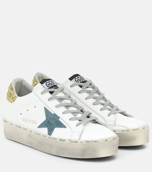 golden goose tan suede sneakers