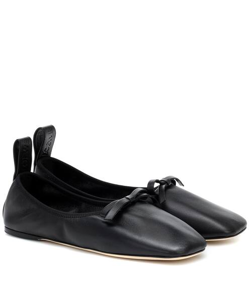 Leather ballet flats | Loewe