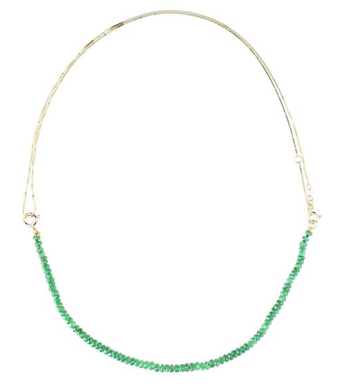 Princesa Kit 9kt gold tsavorite and pearl necklace | Aliita