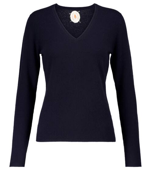 بلوفر بياقة V من الكشمير | Jardin des Orangers