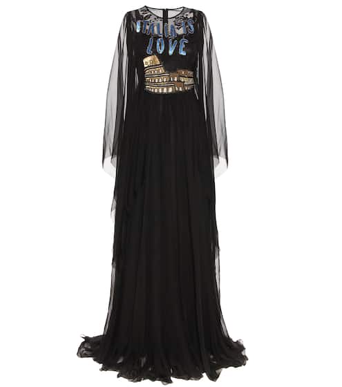 silk gown myntra