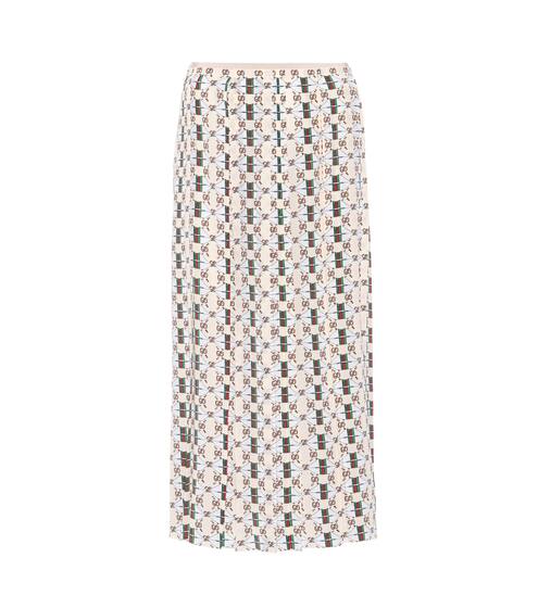 Printed silk skirt | Gucci
