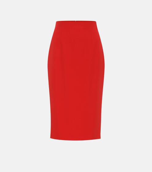 Crêpe pencil skirt | Alexander McQueen