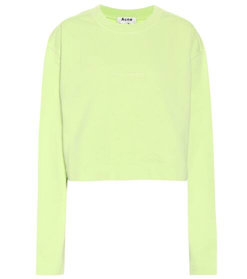 Odice embossed logo cotton top | Acne Studios