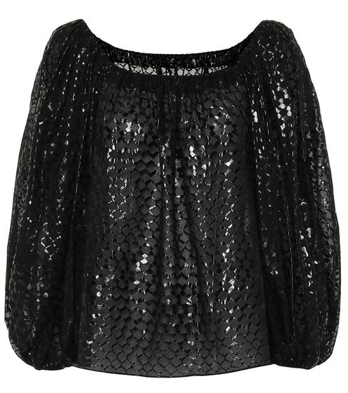 Printed cotton top | Alaïa