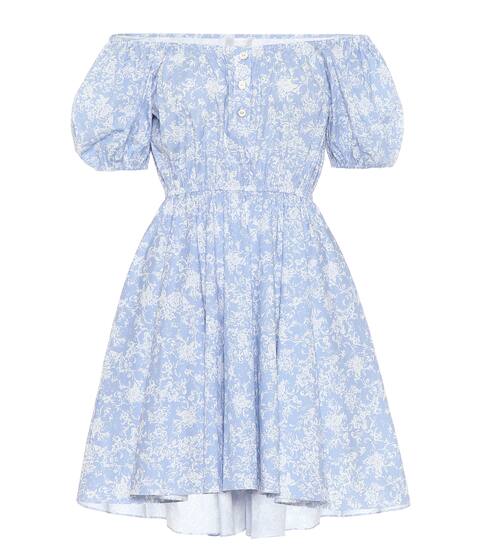 Bardot floral minidress | Caroline Constas