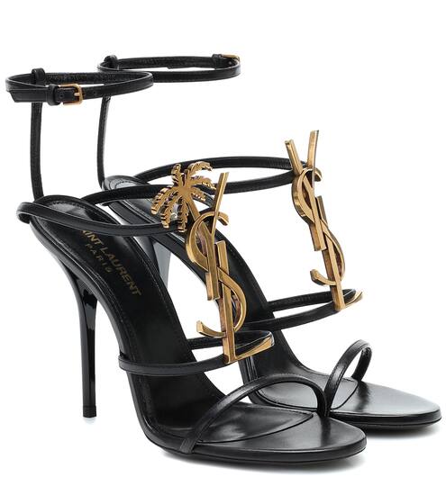 Cassandra 110 leather sandals | Saint Laurent