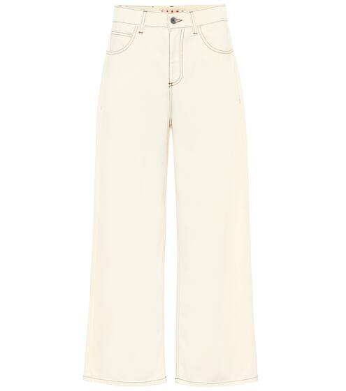 High-rise wide-leg jeans | Marni
